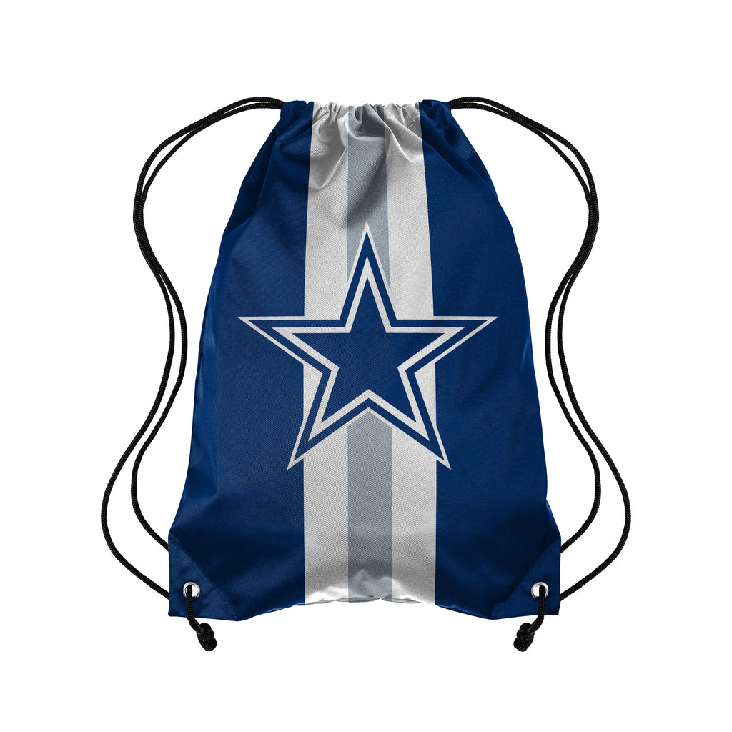 Dallas Cowboys Team Stripe Drawstring Backpack