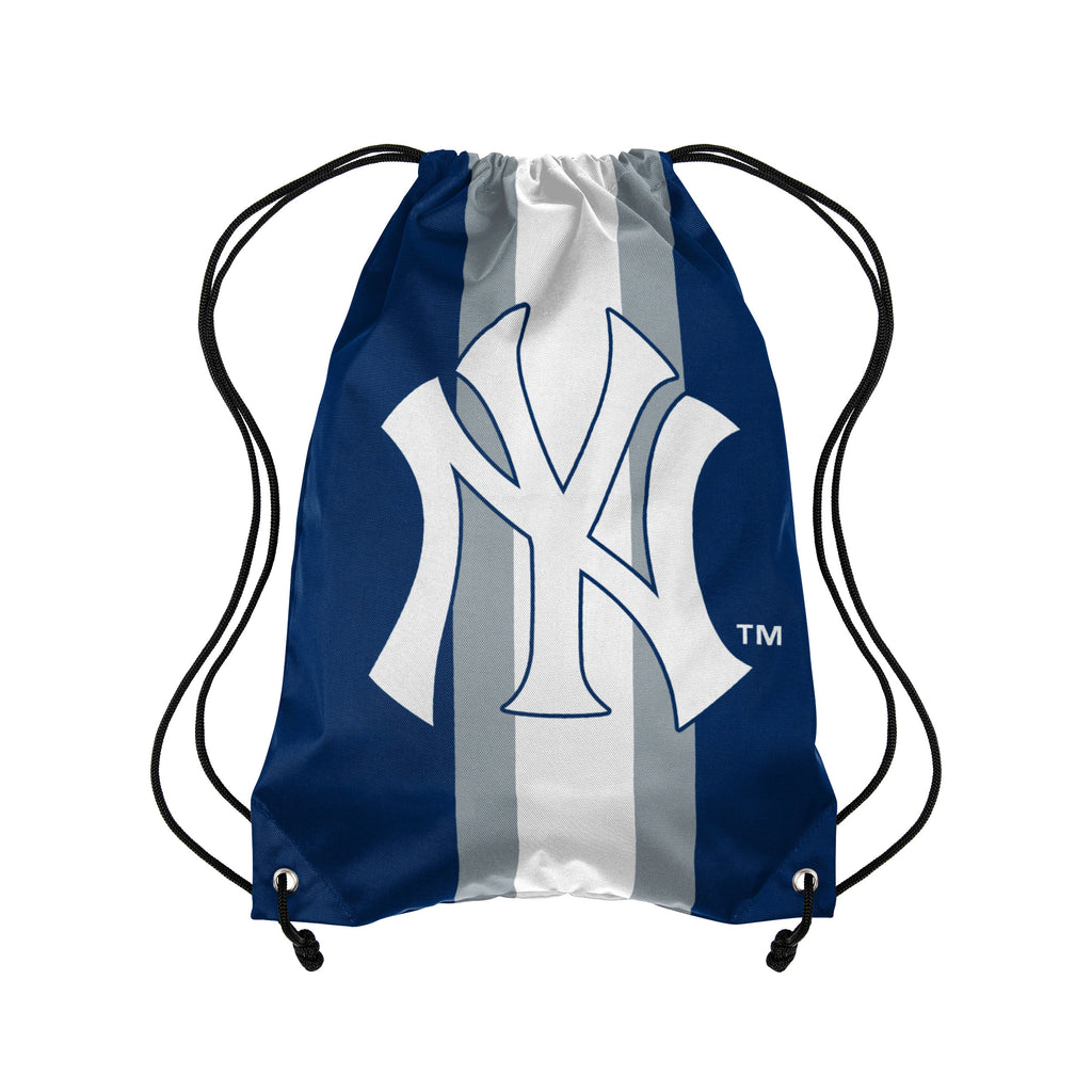 New York Yankees Team Stripe Drawstring Backpack