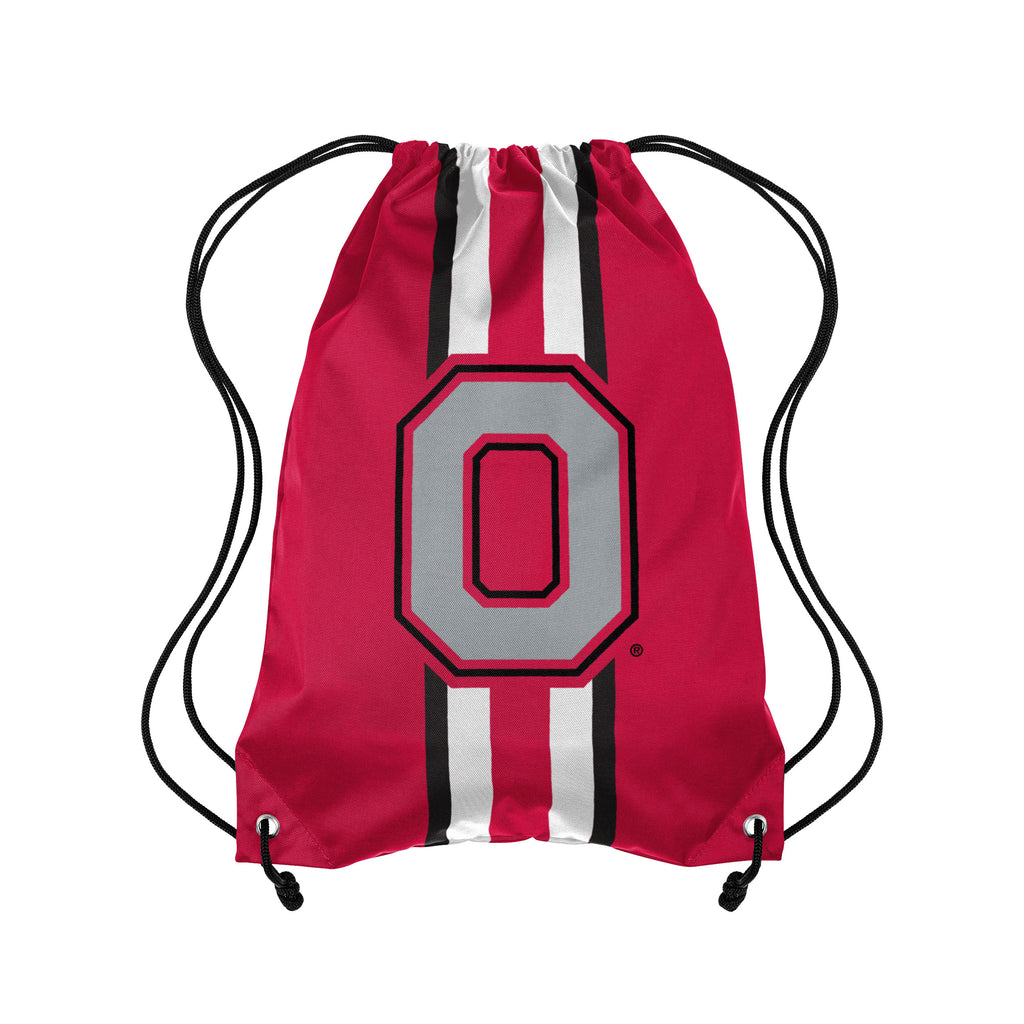 Ohio State Buckeyes Team Stripe Drawstring Backpack