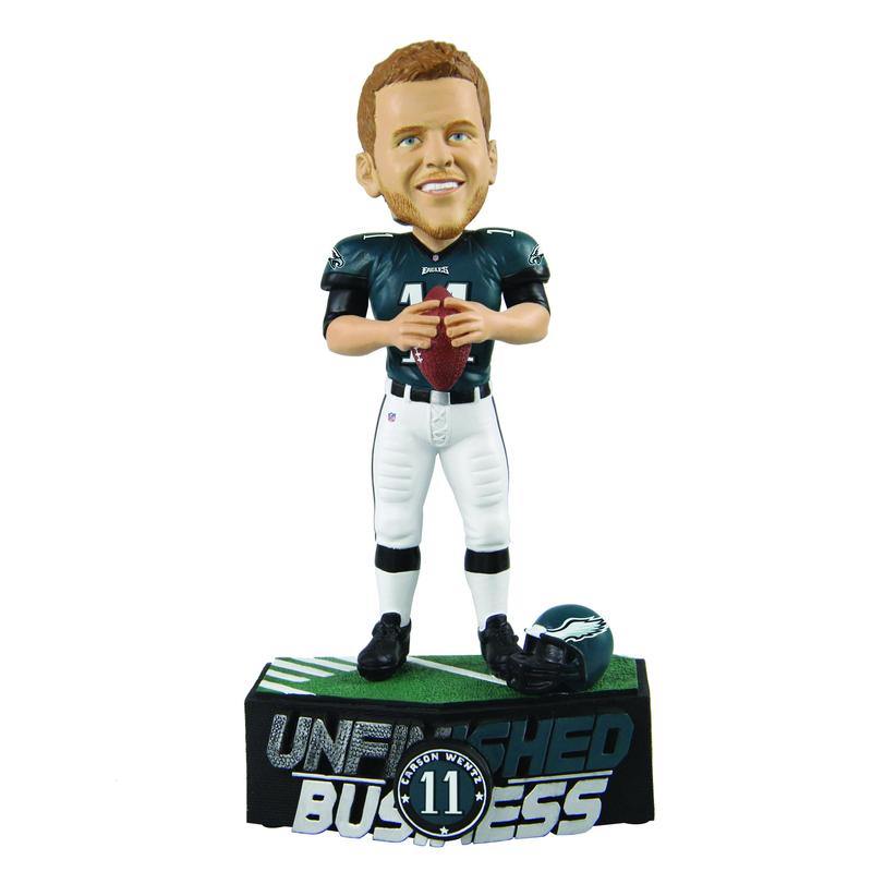 Philadelphia Eagles Carson Wentz Unfinished Business Bobblehead