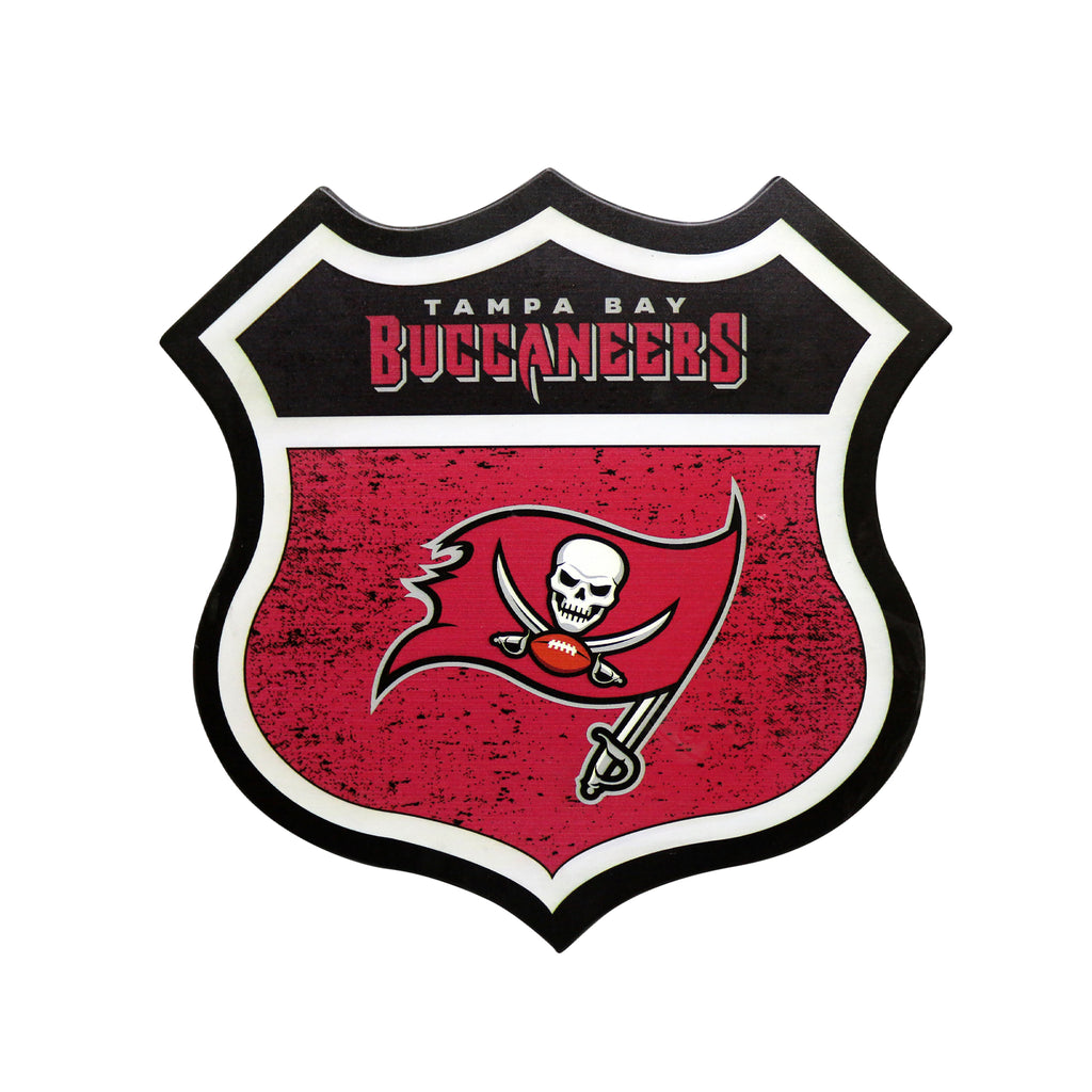 Tampa Bay Buccaneers 13" Vintage Metal Wall Sign