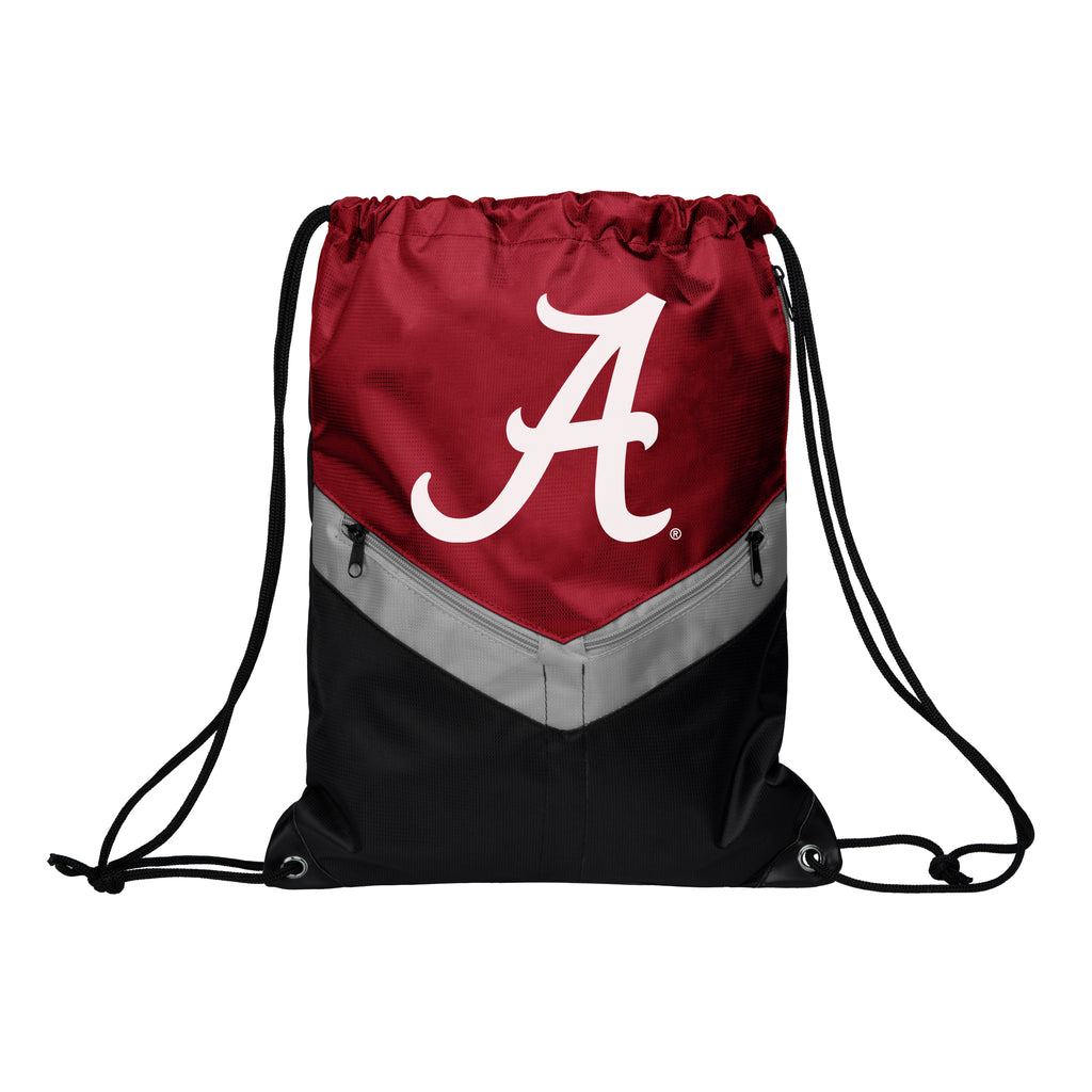 Alabama Crimson Tide Victory Stripe Zipper Drawstring Backpack – Fan Treasures Alabama Crimson Tide Victory Stripe Zipper Drawstring Backpack – Fan Treasures