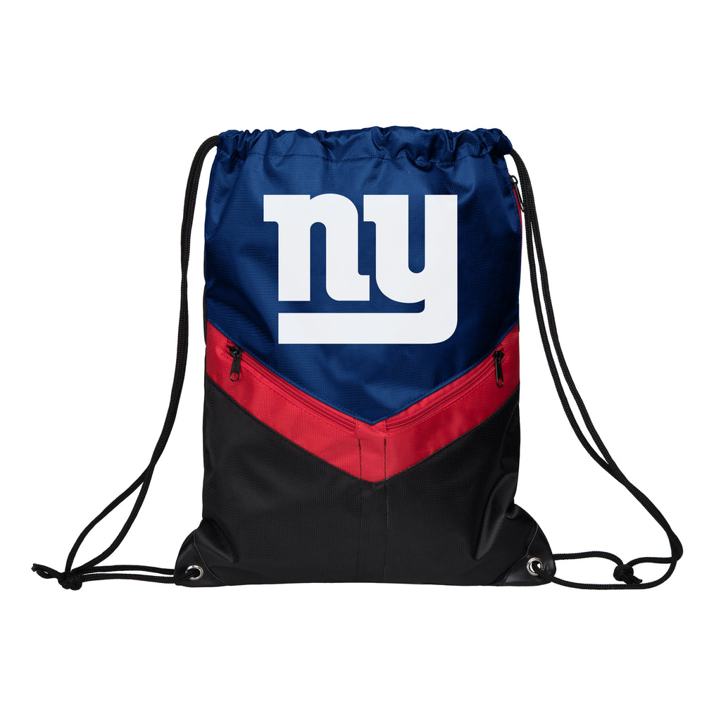 New York Giants Victory Stripe Zipper Drawstring Backpack