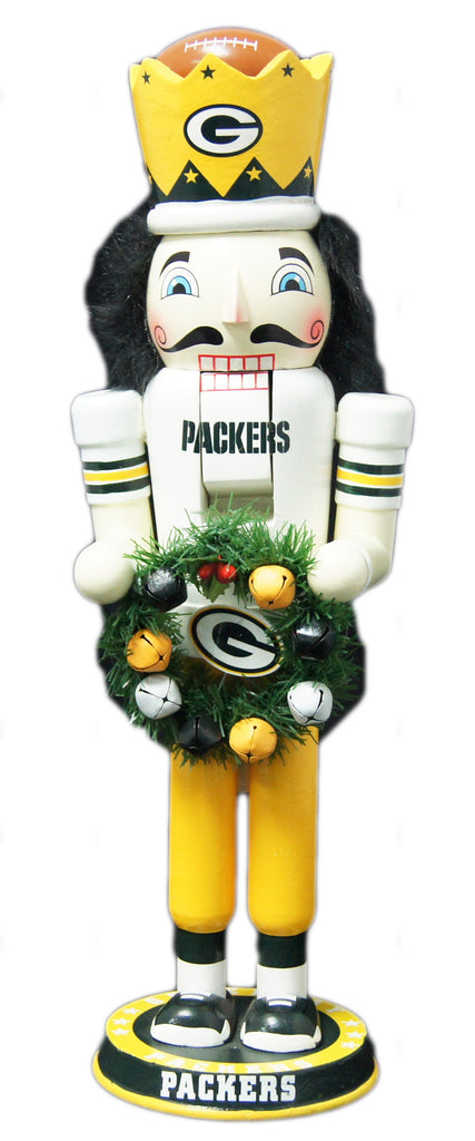Green Bay Packers Wreath Nutcracker