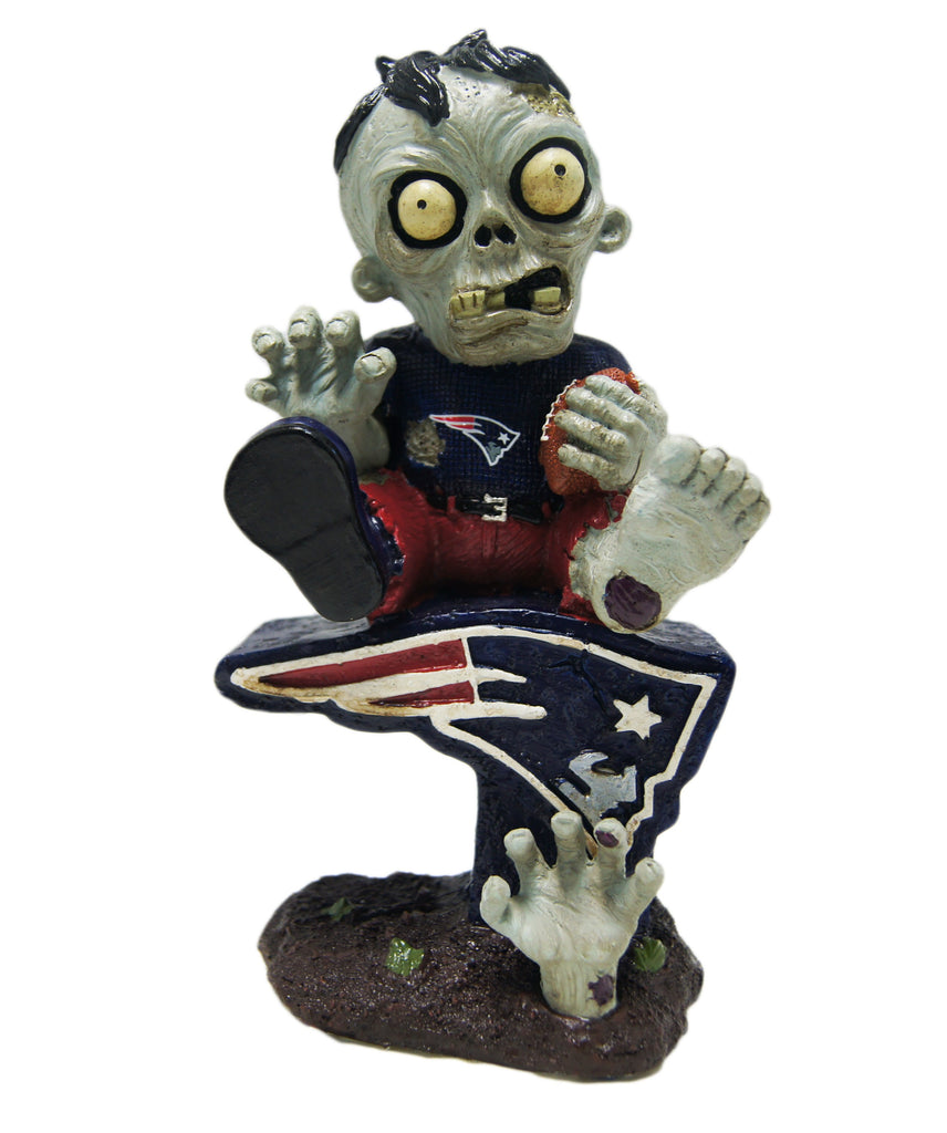 New England Patriots Zombie Sitting on Logo