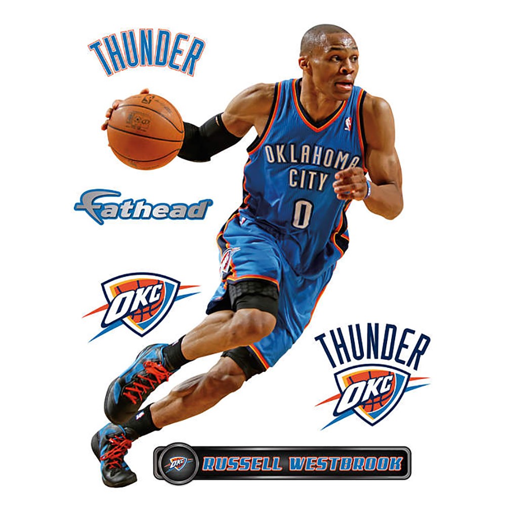Oklahoma City Thunder Russell Westbrook Team Player Fathead