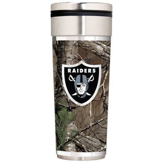 Las Vegas Raiders 22oz Big Slim RealTree Tumbler