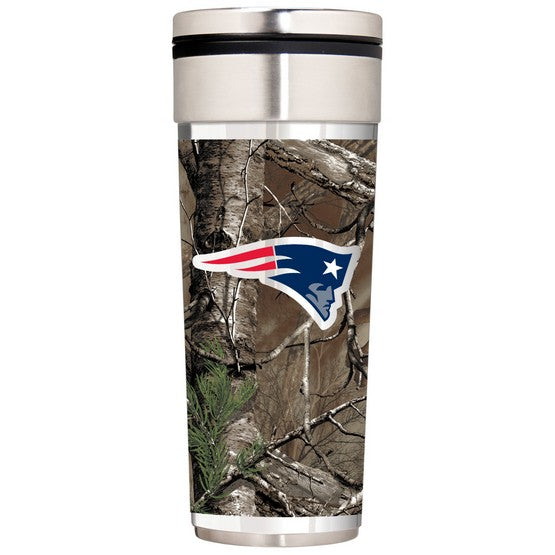 New England Patriots 22oz Big Slim RealTree Tumbler