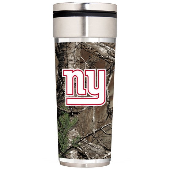 New York Giants 22oz Big Slim RealTree Tumbler