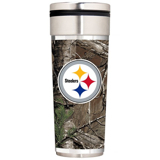 Pittsburgh Steelers 22oz Big Slim RealTree Tumbler