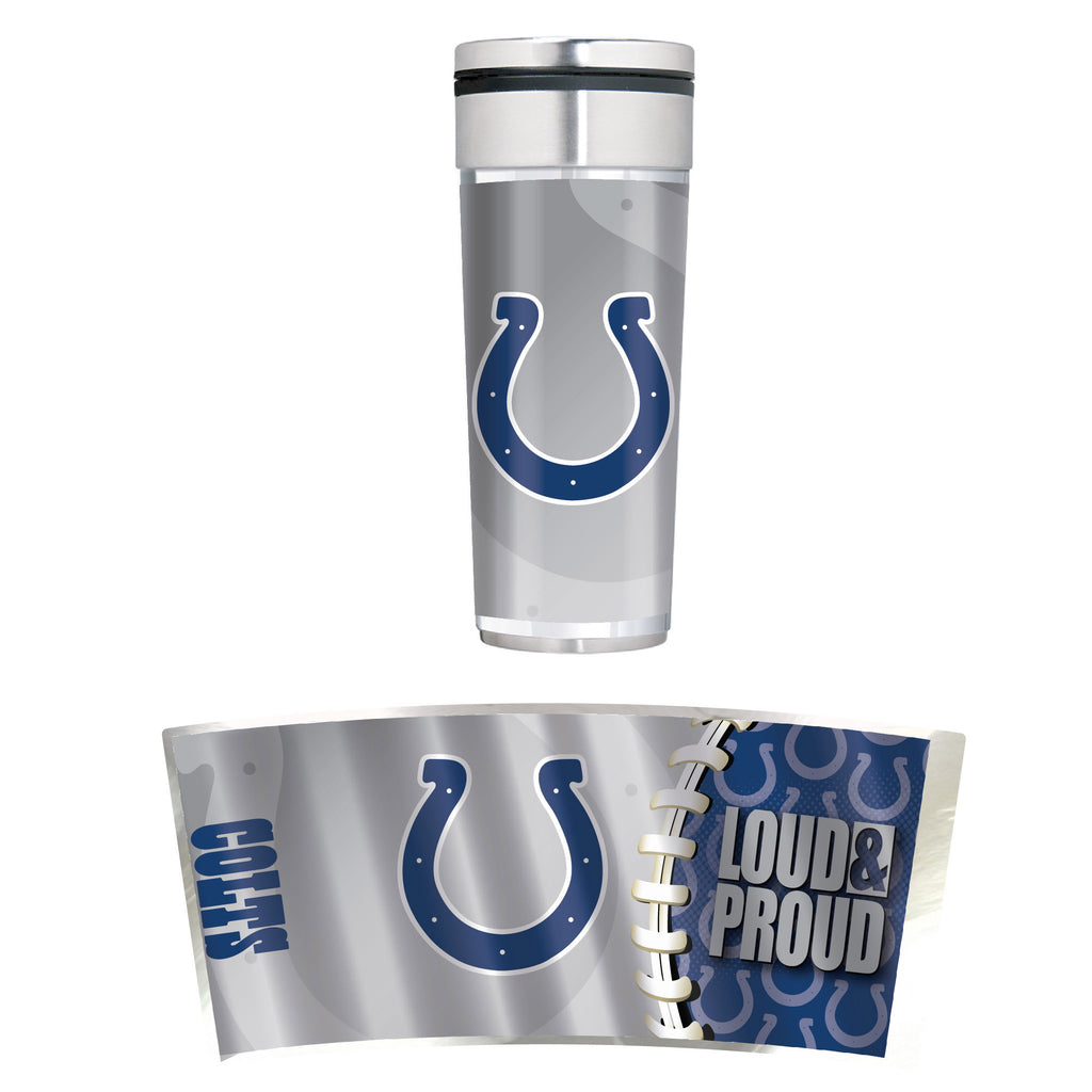 Indianapolis Colts 22oz Big Slim Tumbler
