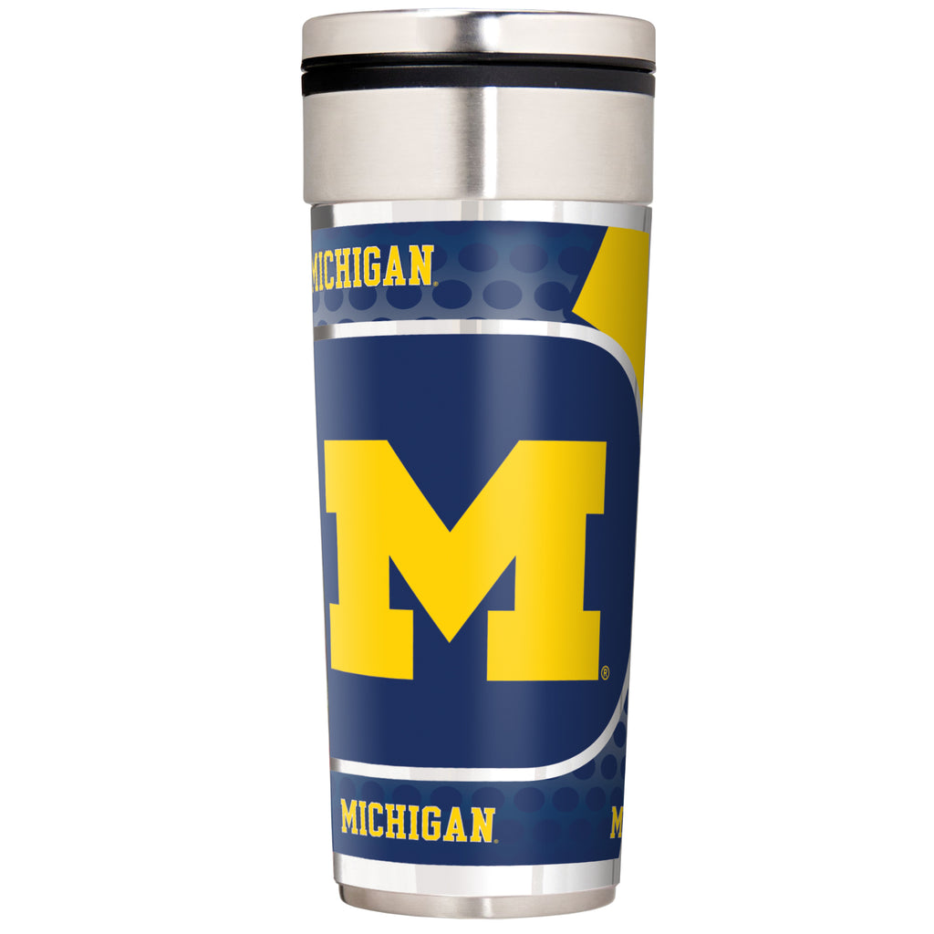 Michigan Wolverines 22oz Big Slim Tumbler