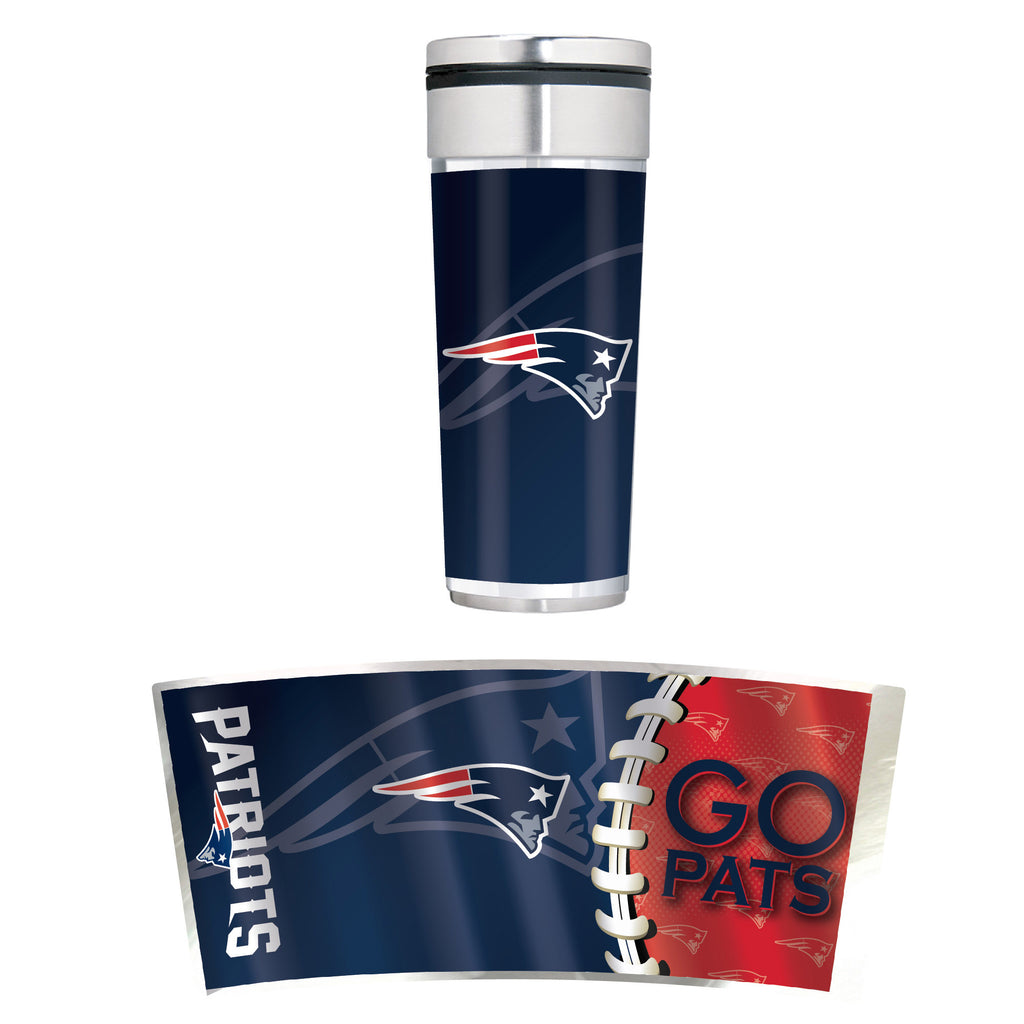 New England Patriots 22oz Big Slim Tumbler
