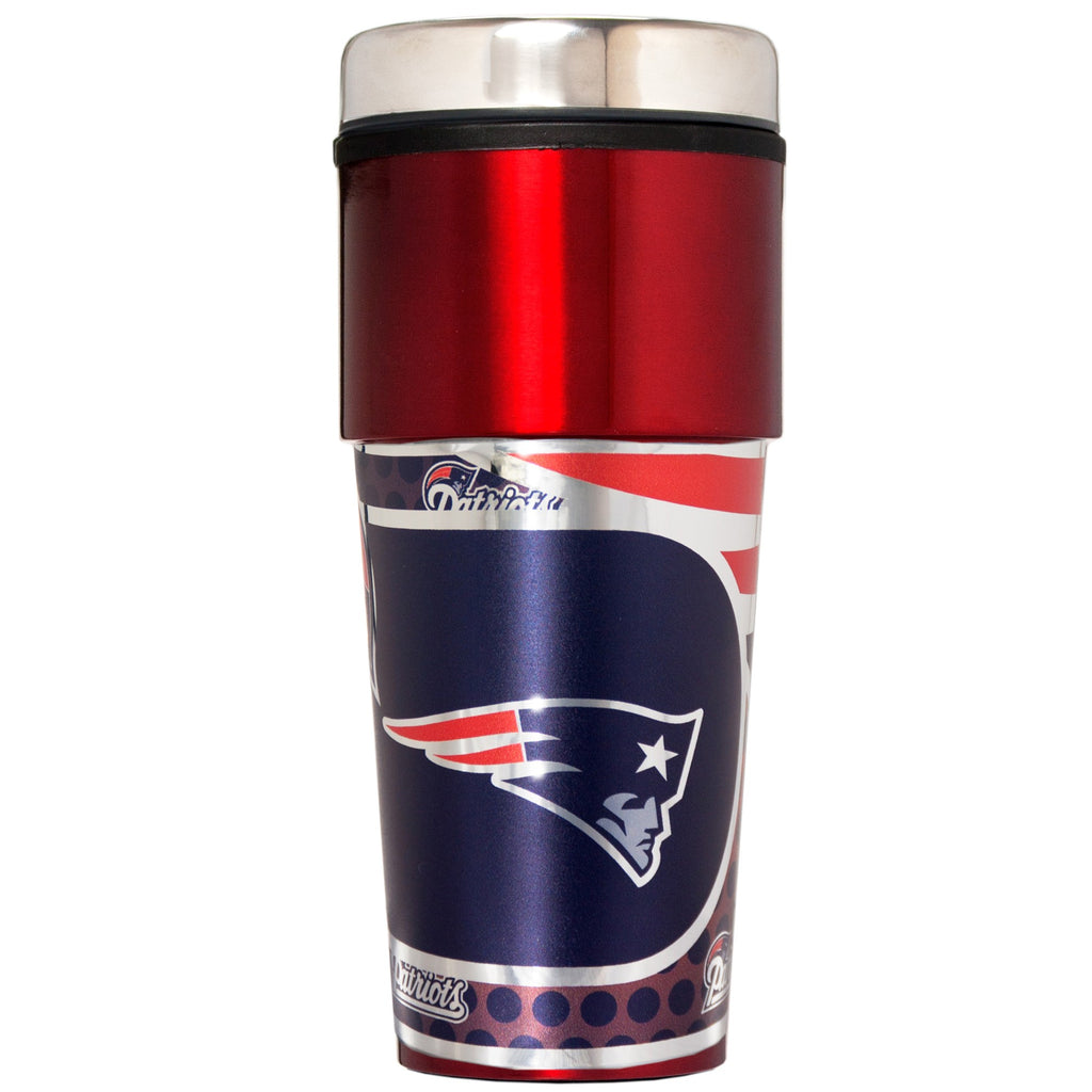 New England Patriots Red Color Metallic Tumbler