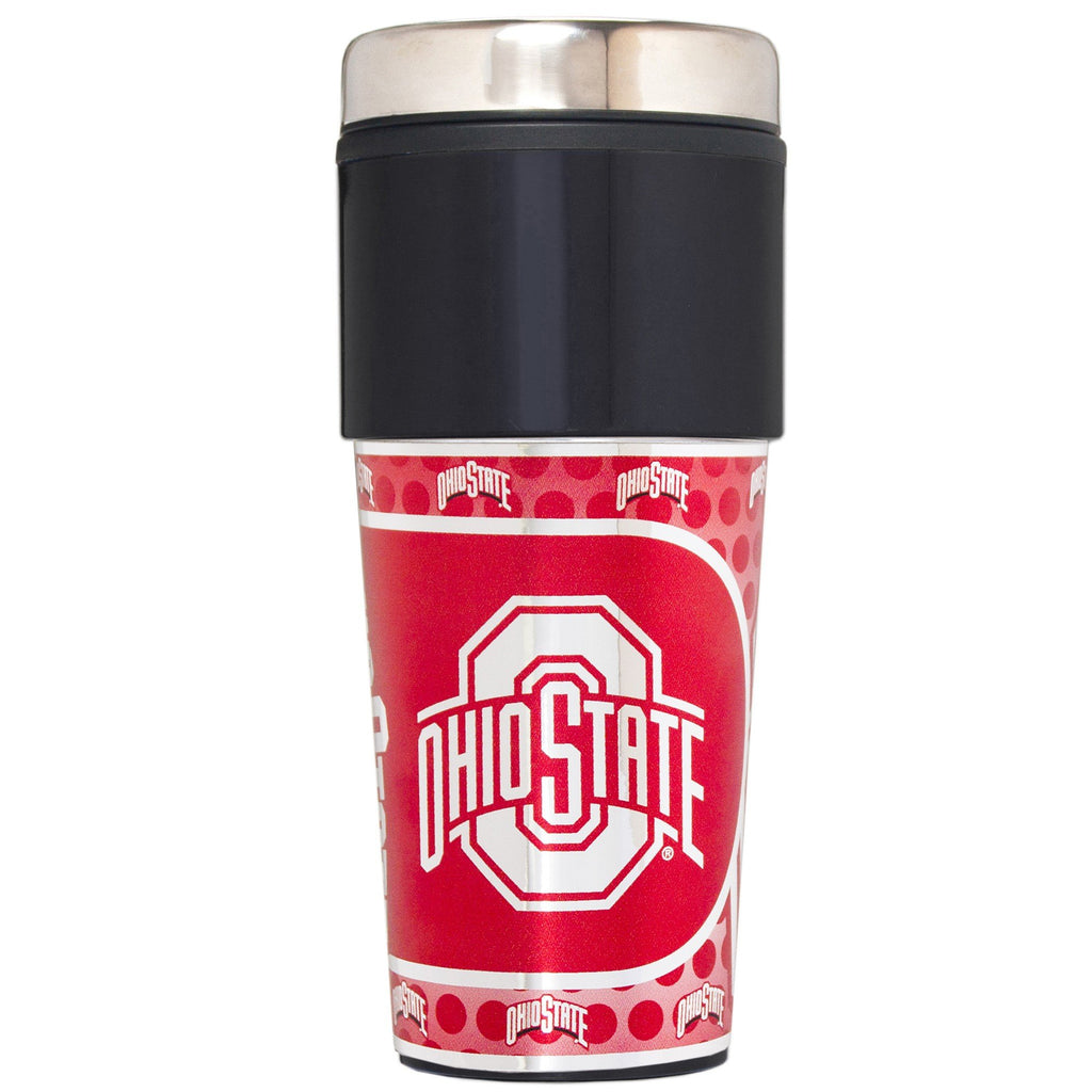 Ohio State Buckeyes Red Color Metallic Tumbler