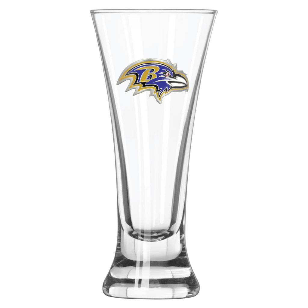 Baltimore Ravens Logo Glass Pilsner
