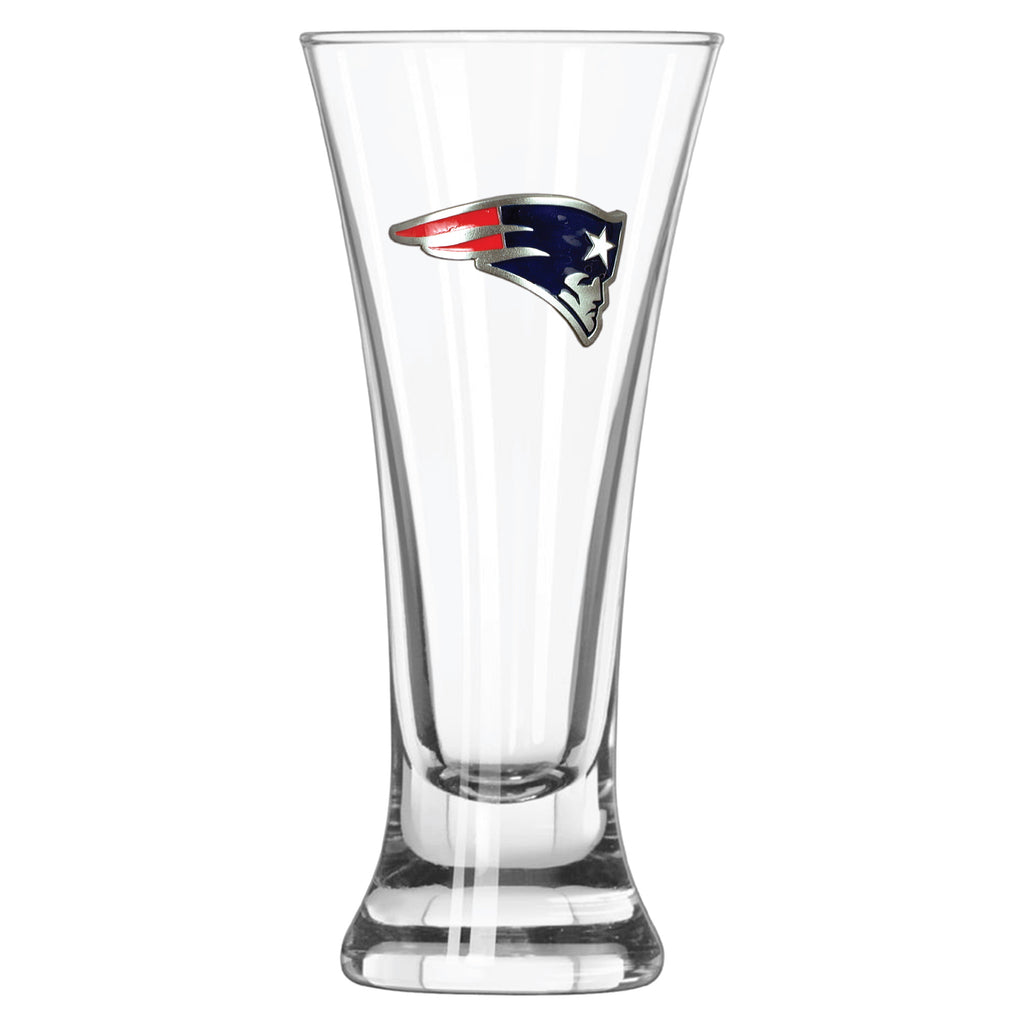 New England Patriots Logo Glass Pilsner