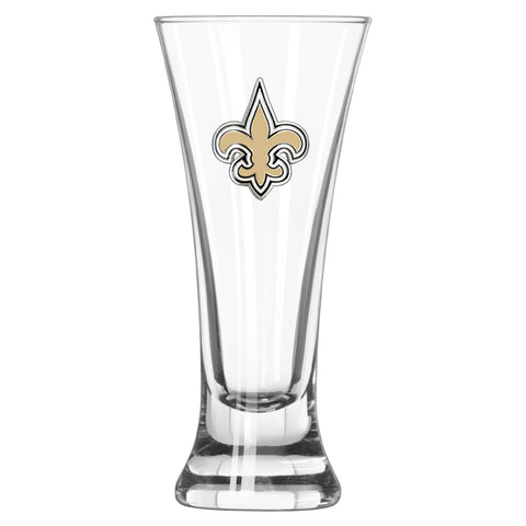 New Orleans Saints Logo Glass Pilsner