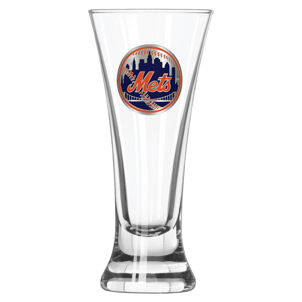New York Mets Logo Glass Pilsner