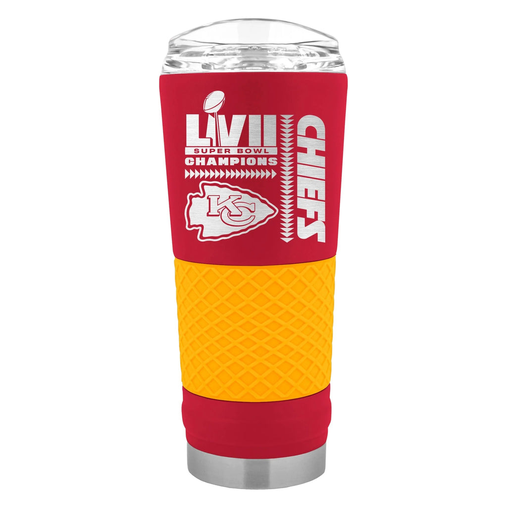 Kansas City Chiefs Super Bowl LVII Champions 24oz Draft Tumbler