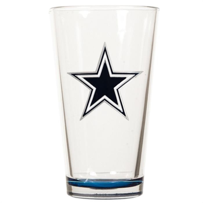 Dallas Cowboys Spray Pewter Pint Glass