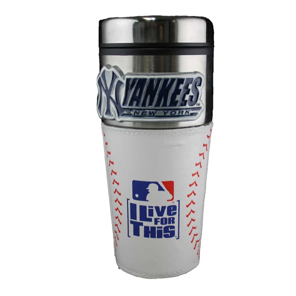New York Yankees Travel Mug w/ Wrap