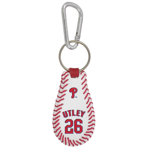 Philadelphia Phillies Chase Utley Classic Gamewear Key Chain