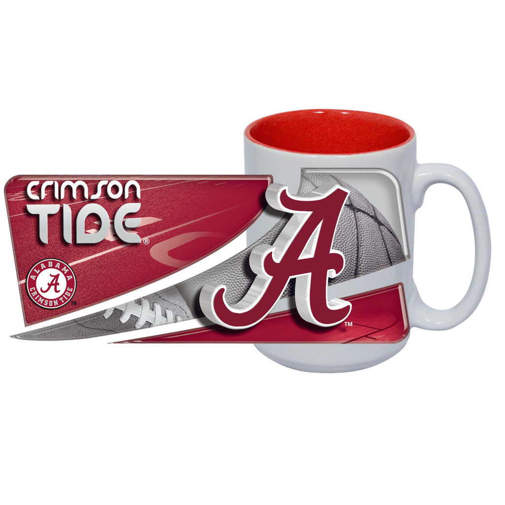 Alabama Crimson Tide 15 Oz Two Tone HD Mug