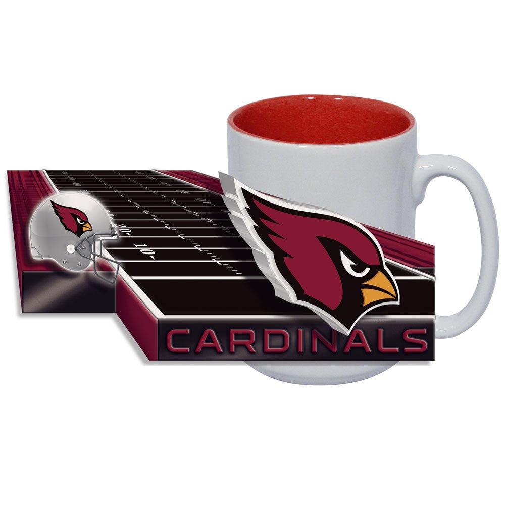 Arizona Cardinals 15 Oz Two Tone HD Mug
