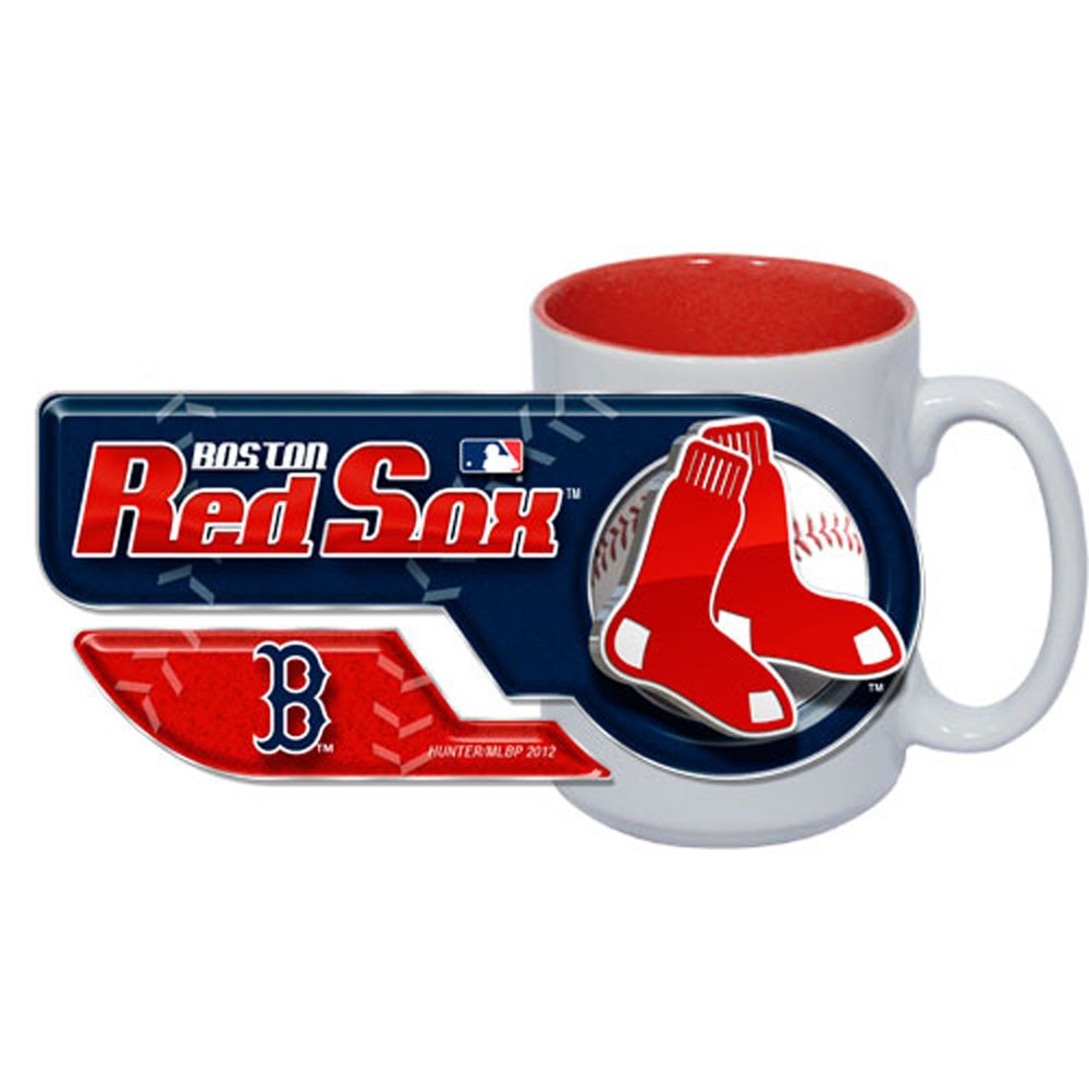Boston Red Sox 15 Oz Two Tone HD Mug