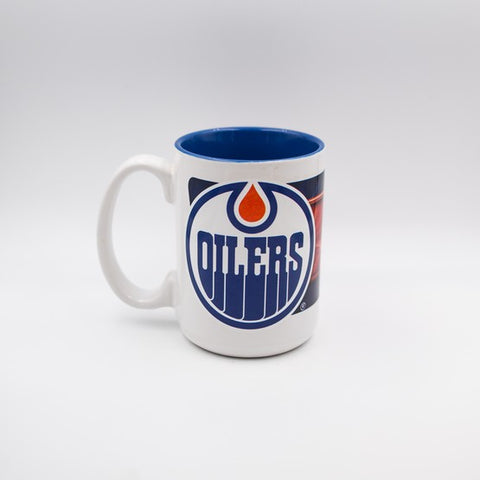 Edmonton Oilers 15 Oz Two Tone HD Mug