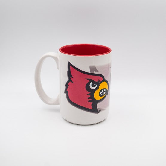 Louisville Cardinals 15 Oz Two Tone HD Mug