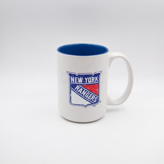 New York Rangers 15 Oz Two Tone HD Mug