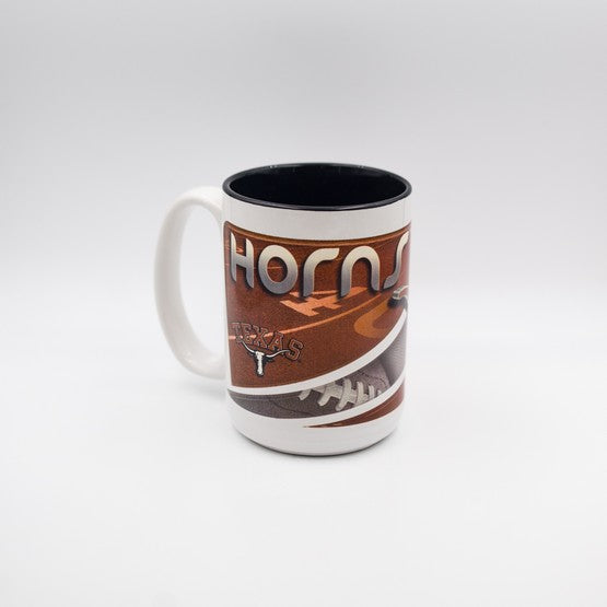 Texas Longhorns 15 Oz Two Tone HD Mug