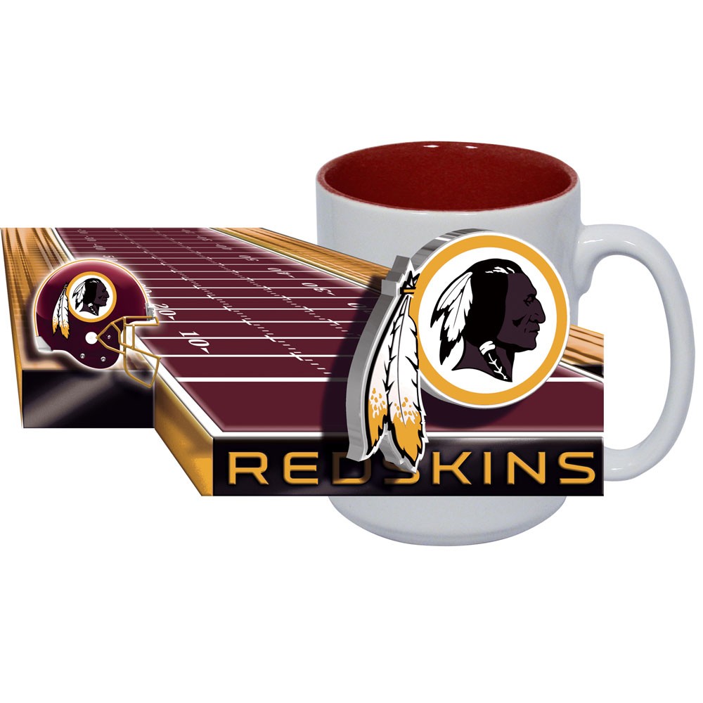 Washington Redskins 15 Oz Two Tone HD Mug