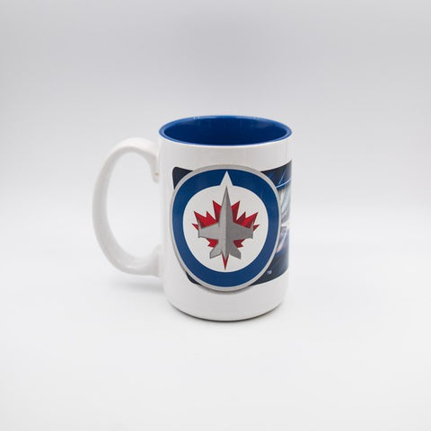 Winnipeg Jets 15 Oz Two Tone HD Mug