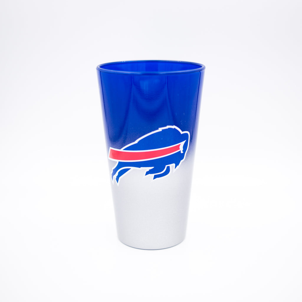 Buffalo Bills Color Chrome Pint Glass