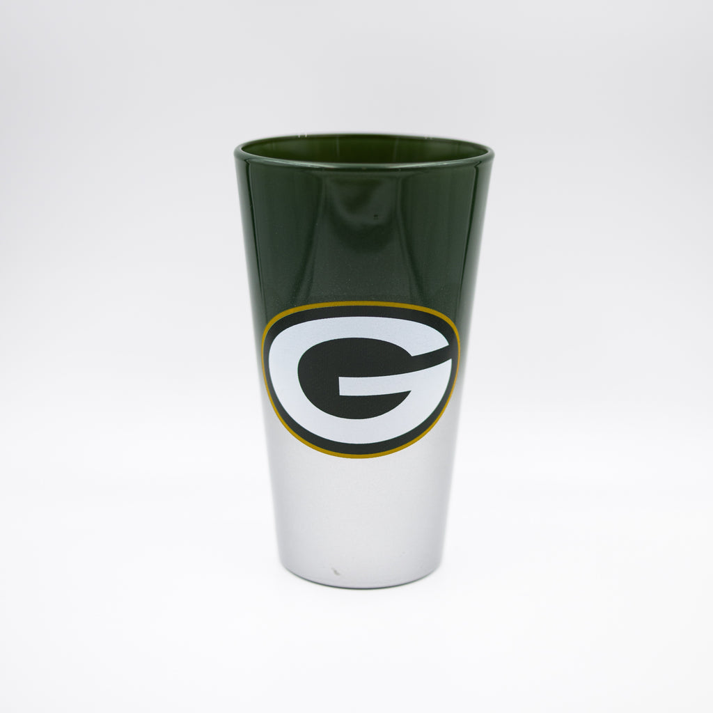 Green Bay Packers Color Chrome Pint Glass