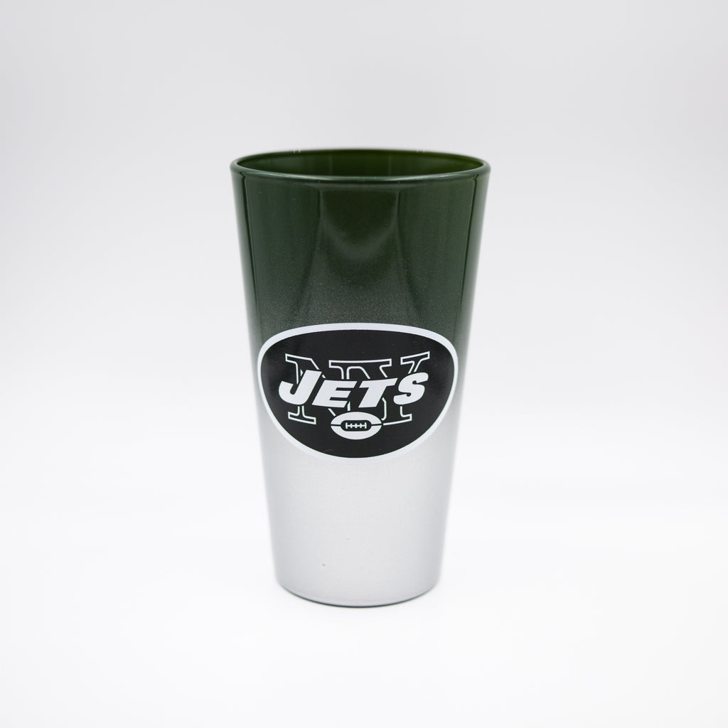 New York Jets Color Chrome Pint Glass