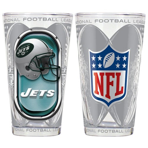 New York Jets 17 oz Hi Def Mixing Glass