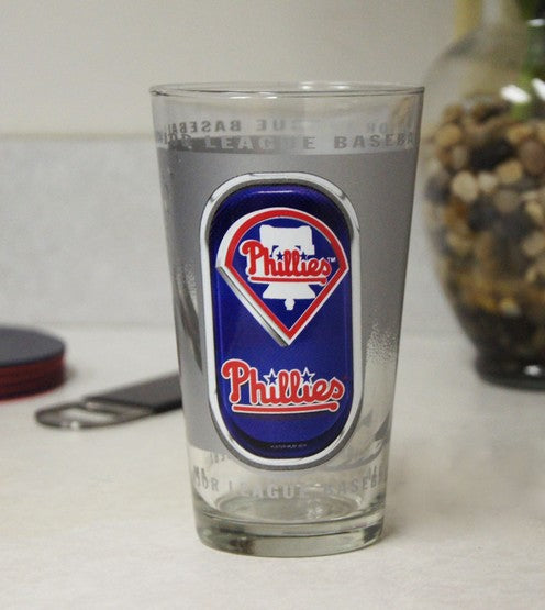 Philadelphia Phillies 17 oz Hi Def Mixing Glass