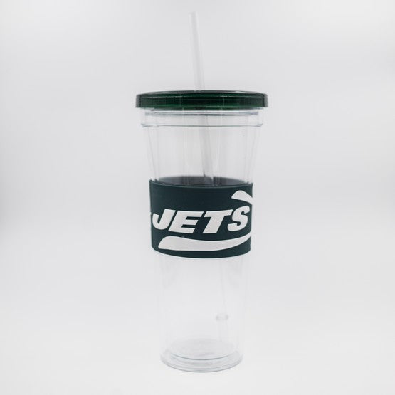 New York Jets 24oz PVC Wrap Sip N Go