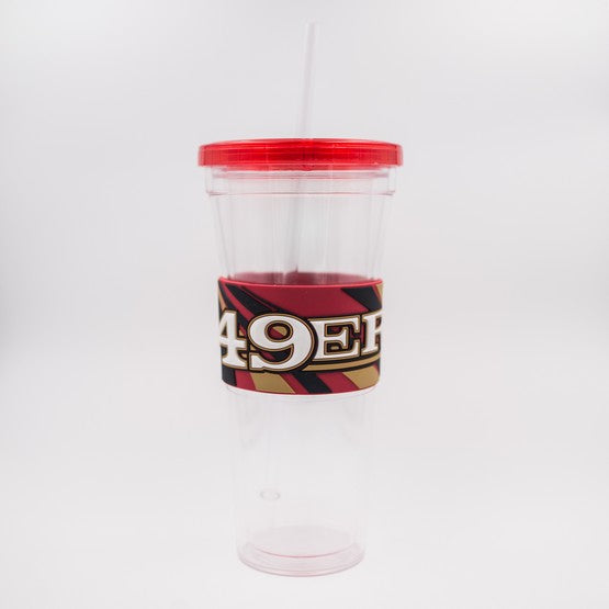 San Francisco 49ers 24oz PVC Wrap Sip N Go