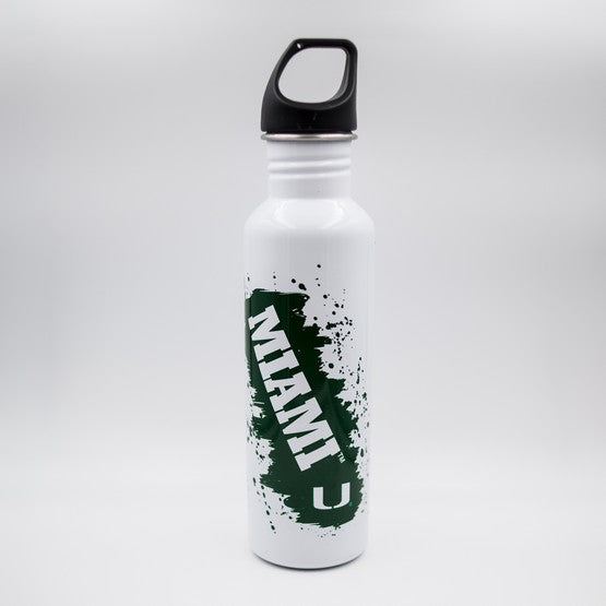 Miami Hurricanes 26oz SS Color Water Bot