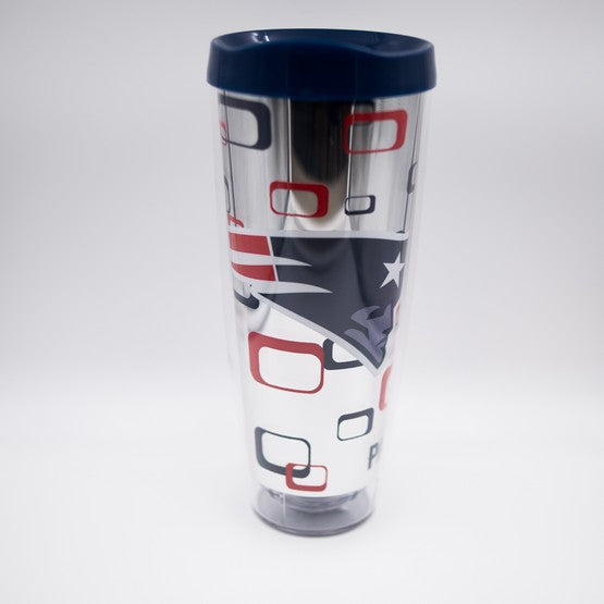 New England Patriots 26oz Tritan Foil Tumbler