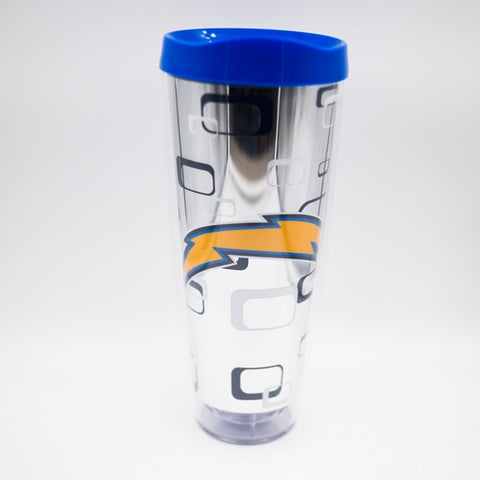 San Diego Chargers 26oz Tritan Foil Tumbler