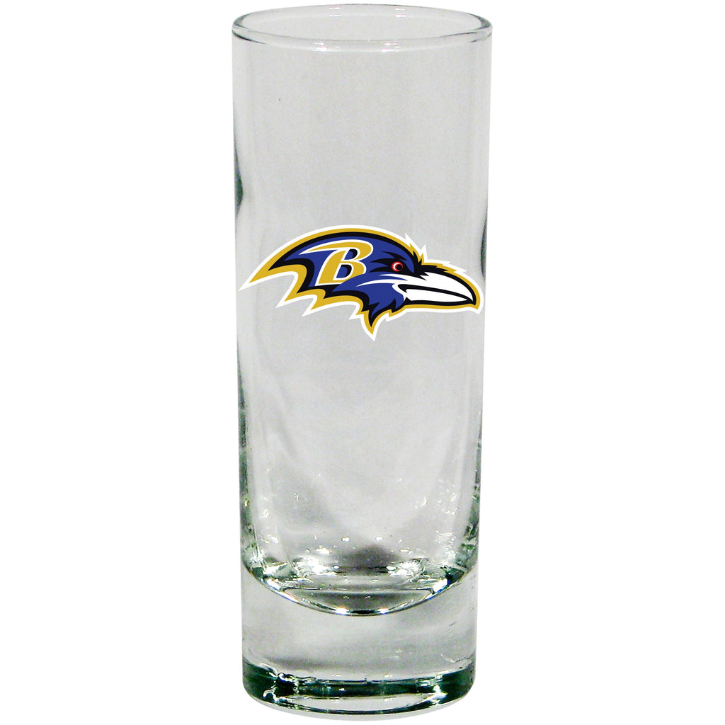 Baltimore Ravens 2 oz Cordial Shot Glass