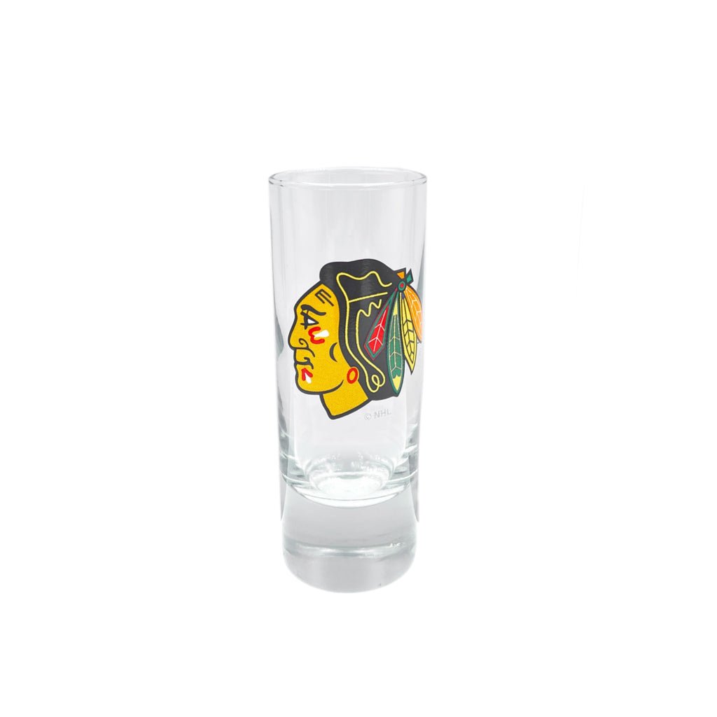 Chicago Blackhawks 2 oz Cordial Shot Glass