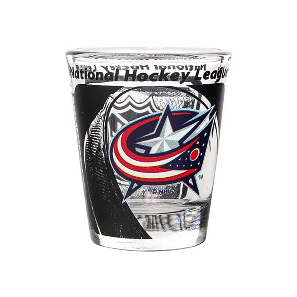 Columbus Blue Jackets 2 oz Hi Def Shot Glass