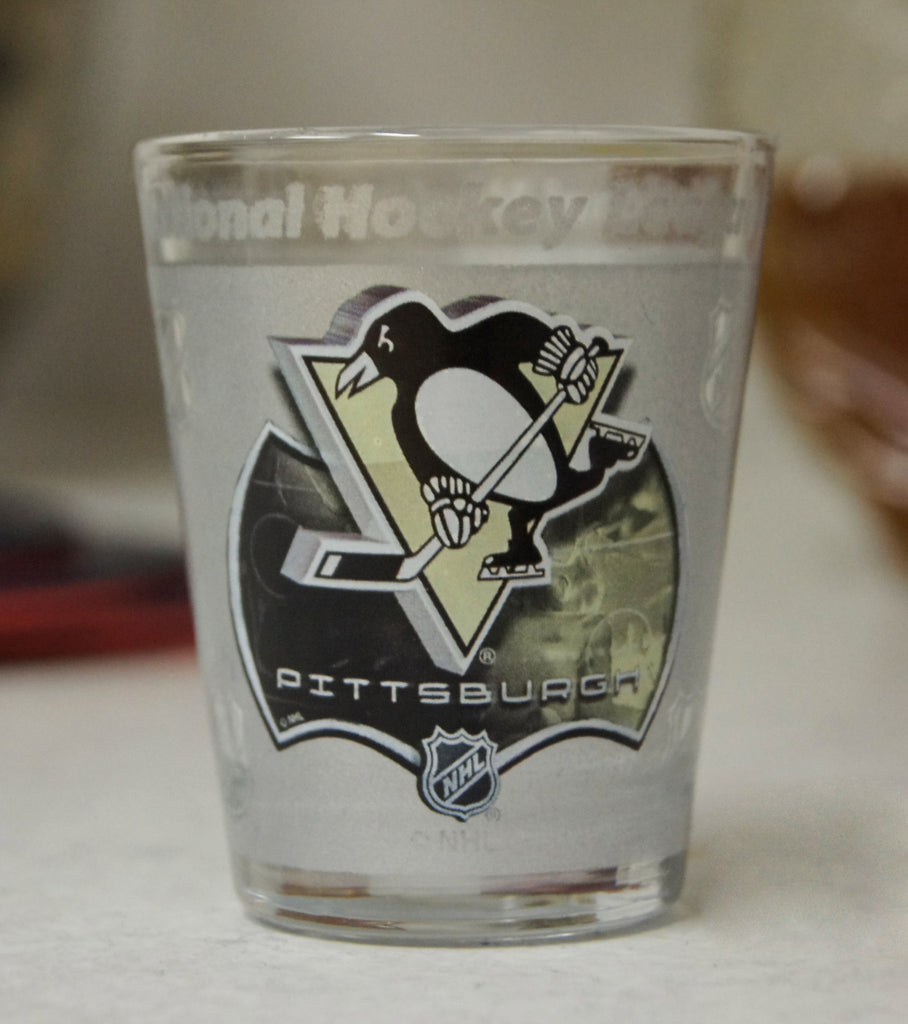 Pittsburgh Penguins 2 oz Hi Def Shot Glass